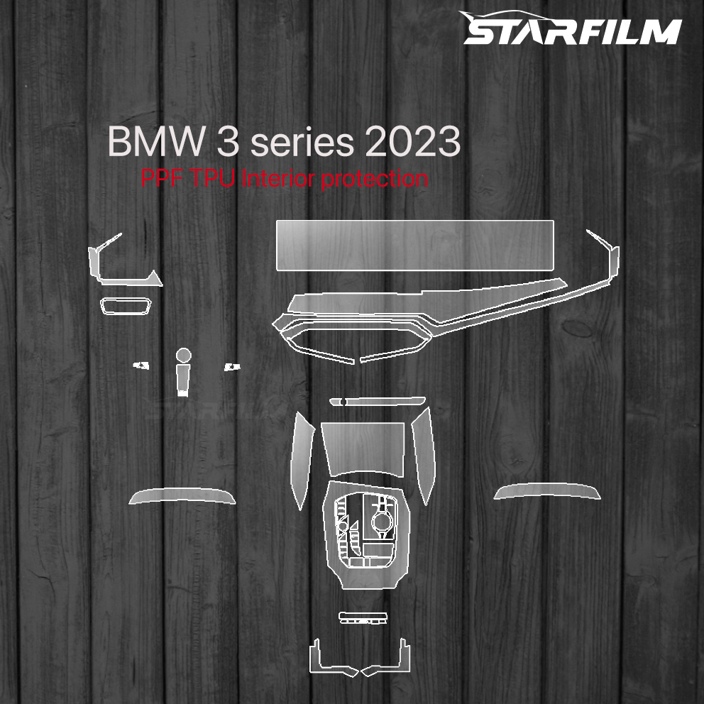 BMW 3 series 2023 PPF TPU nội thất chống xước tự hồi phục STARFILM